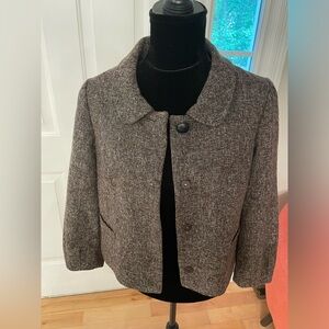 Banana Republic Cropped Brown Blazer Size 10